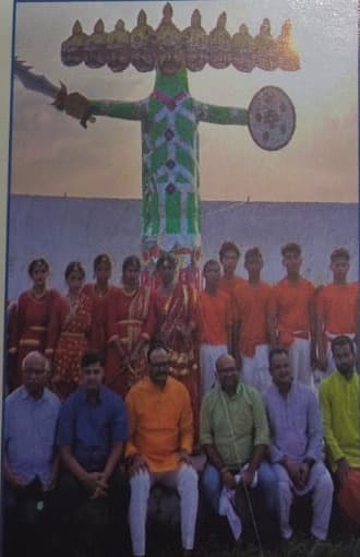 Dussehra Celebration with Effigy